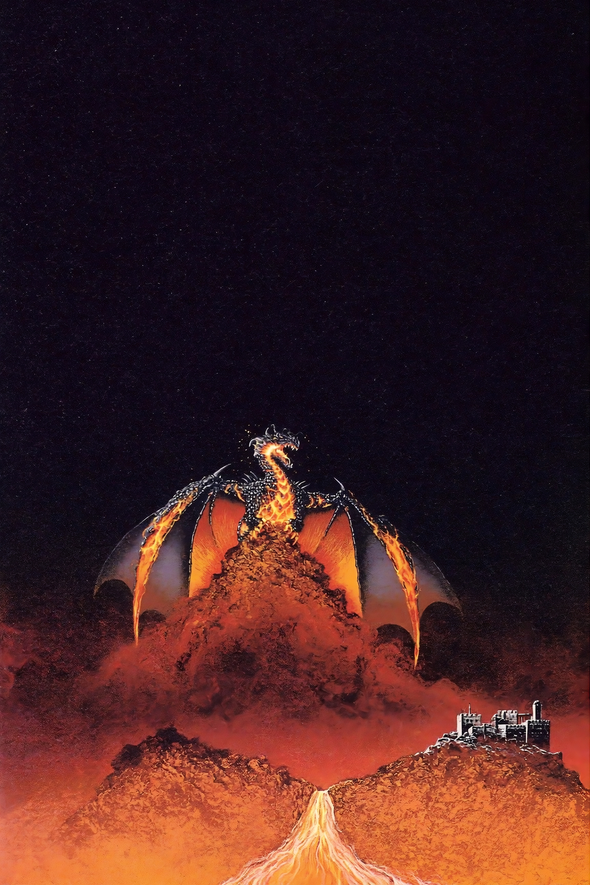 Dragon Wallpaper Pack: 4 Retro Fantasy Phone Wallpapers